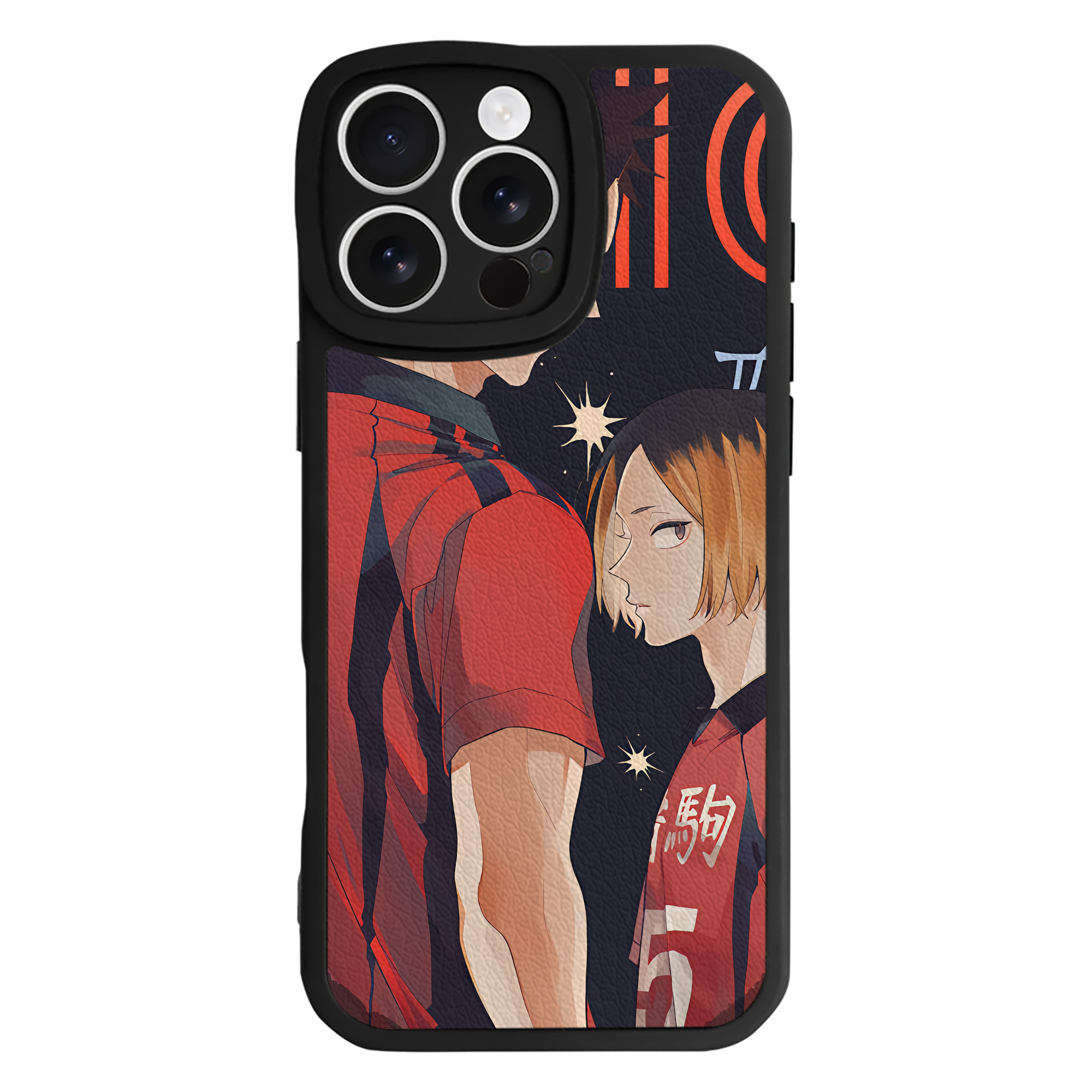 （画像用） ハイキュー!! Haikyu!! 【iPhone 16シリーズ対応】シリコンスマホケース（レザー調） 材質：シリコン